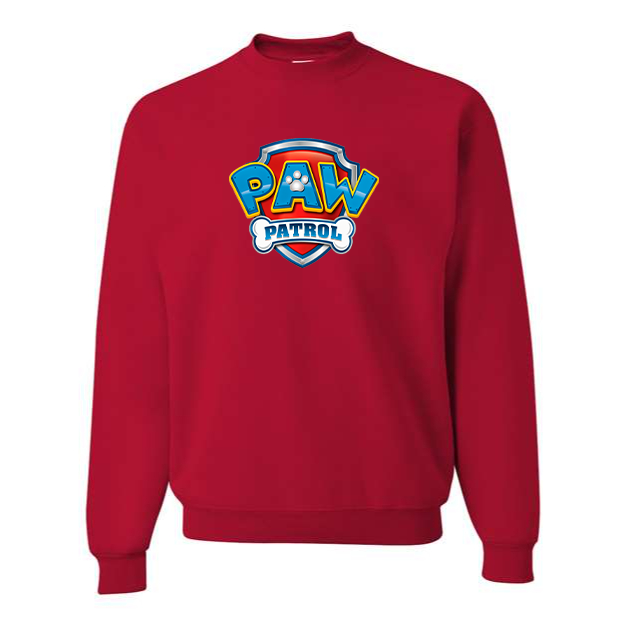 Men's Paw Patrol Cartoon Crewneck Sweatshirt