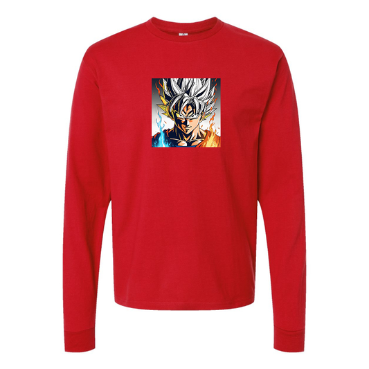 Youth Kids Goku Fire Dragon Ball Z Cartoon Long Sleeve T-Shirt