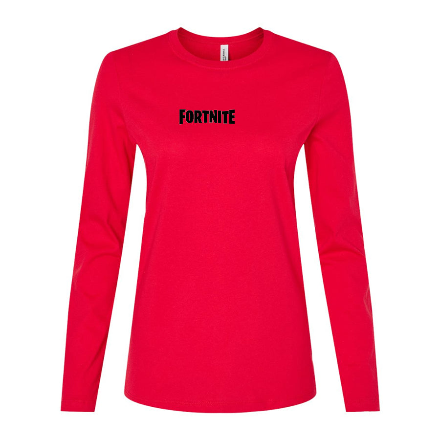 Women's Fortnite Battle Royale Game  Long Sleeve T-Shirt