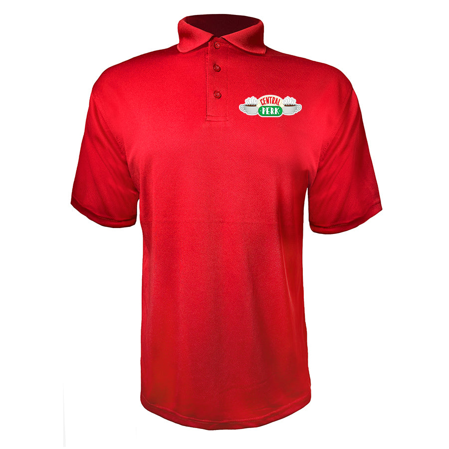 Men's Central Perk Friends Show Polyester Polo