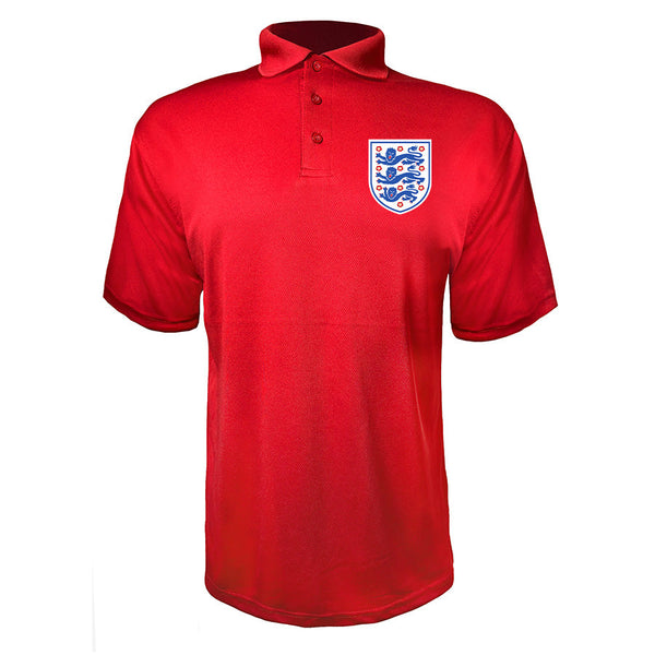 Men's England National Football Team Polyester Polo