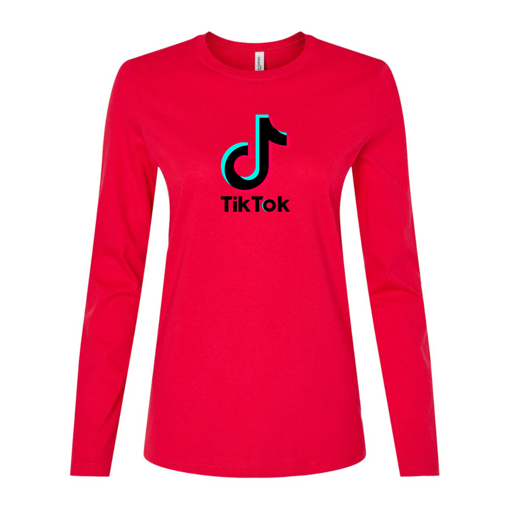 Women's TikTok Social Long Sleeve T-Shirt