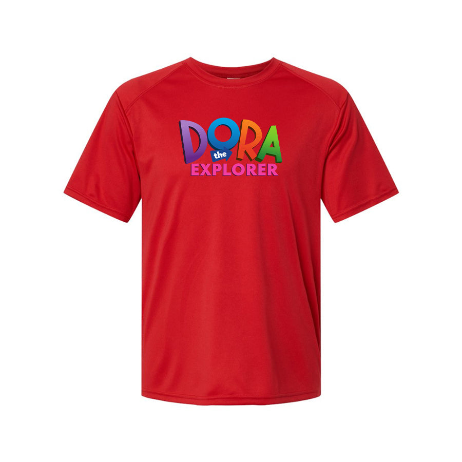 Youth Kids Dora The Explorer Cartoon Performance T-Shirt