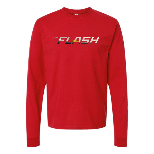 Men's The Flash DC Superhero Long Sleeve T-Shirt