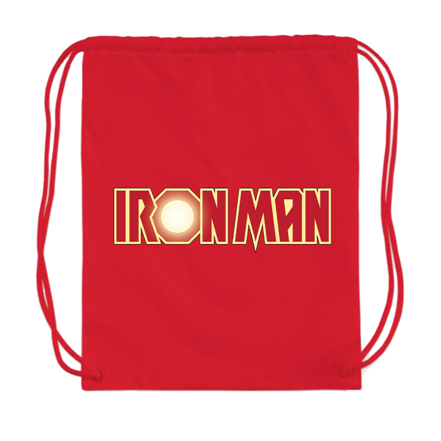 Iron Man Marvel Superhero Drawstring Bag
