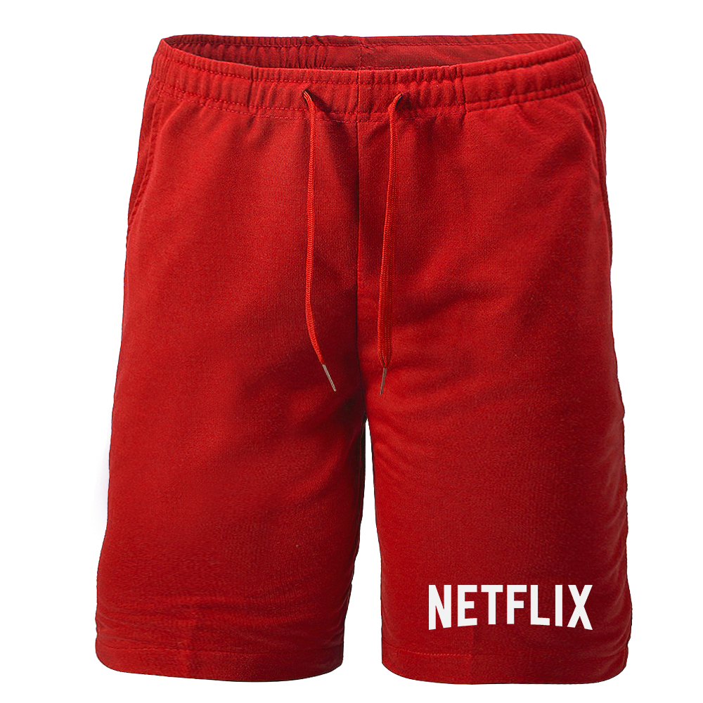 Men's Netflix Movie Show Athletic Fleece Shorts