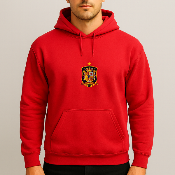 Men's Spain National Soccer Team Pullover Hoodie