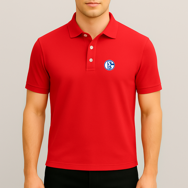 Men's Schalke 04 FC Dry Blend Polo