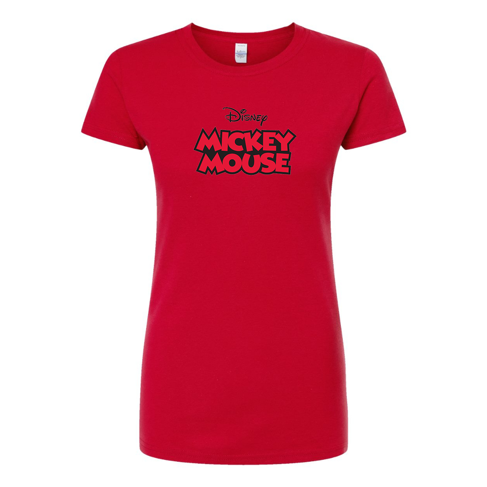 Women's Mickey Mouse Disney Round Neck T-Shirt