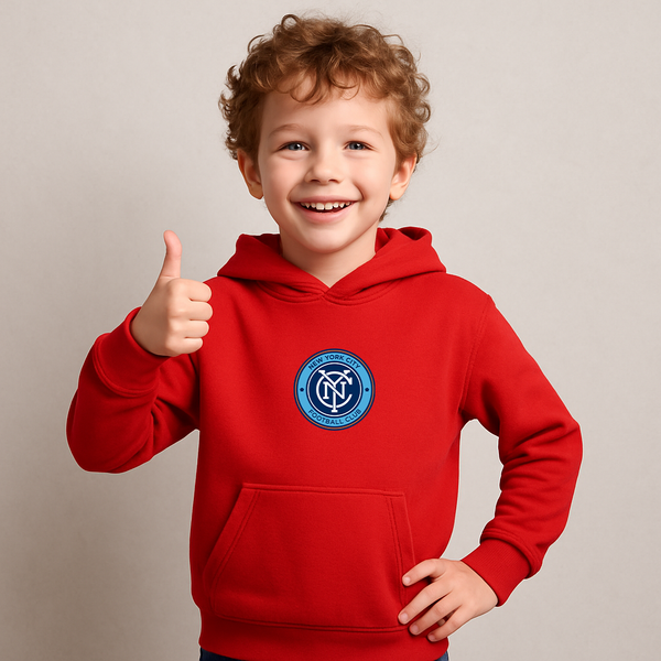 Youth Kids New York City FC Pullover Hoodie