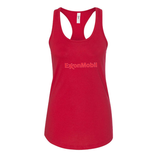 Women's Exxon Mobil Gas Station Racerback Tank Top