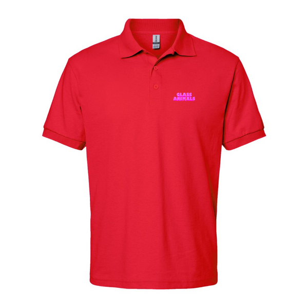 Men's Glass Animals Logo Dry Blend Polo