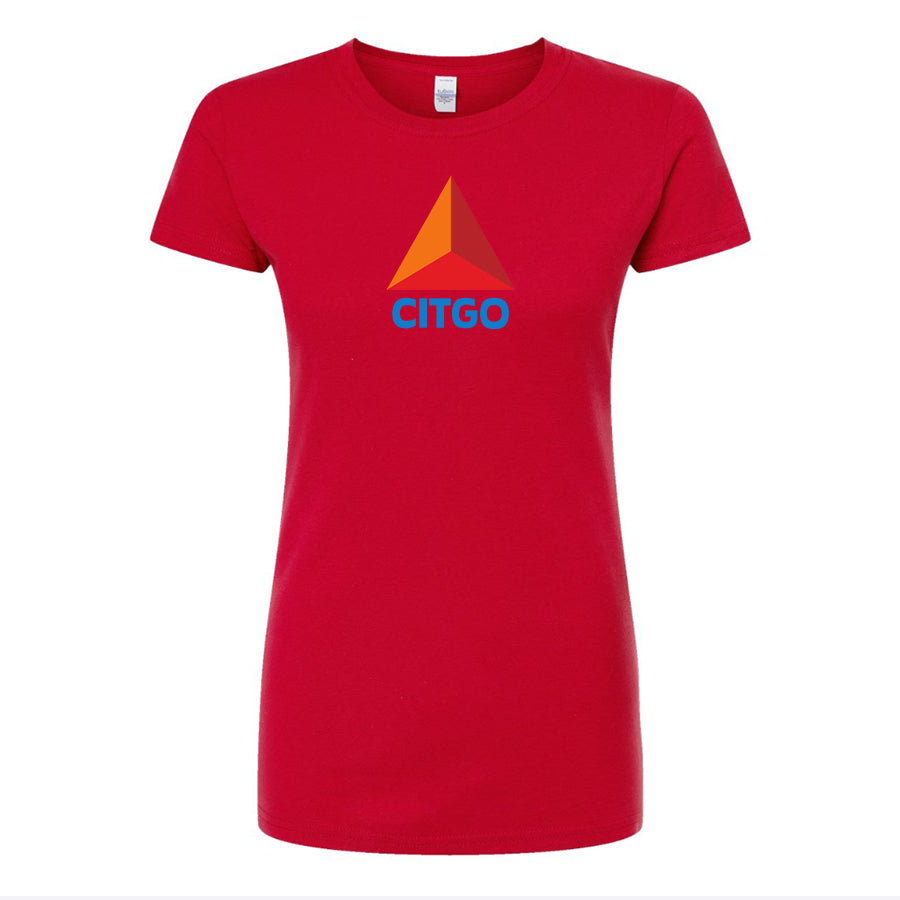 Women's Citgo Gas Station Round Neck T-Shirt