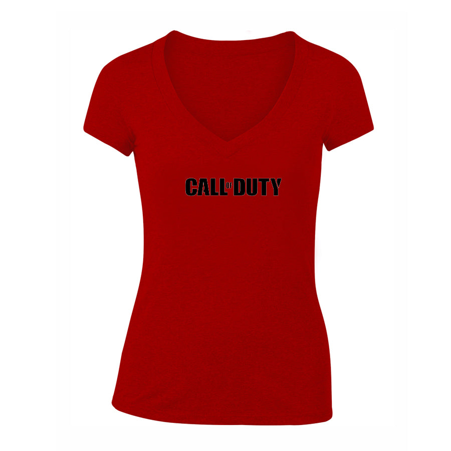 Women's Call of Duty Game V-Neck T-Shirt