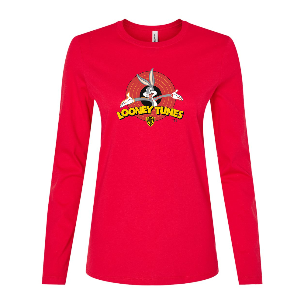 Women's Looney Tunes Warner Brothers Cartoon Long Sleeve T-Shirt