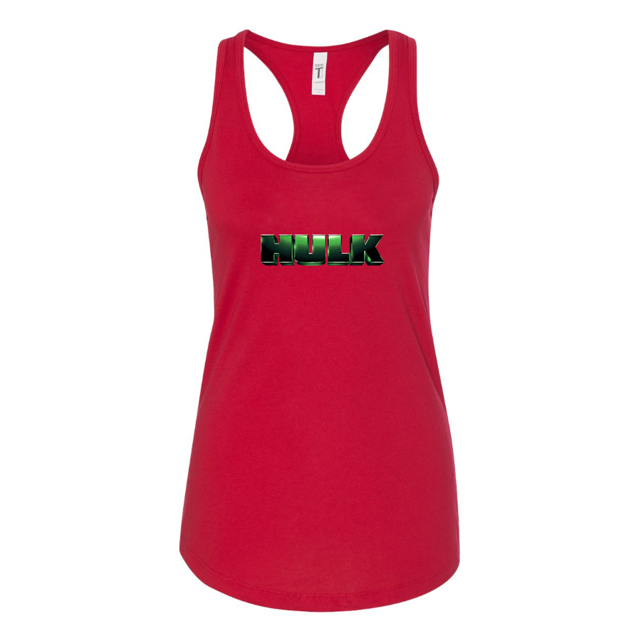 Women's The Hulk Marvel Superhero Racerback Tank Top