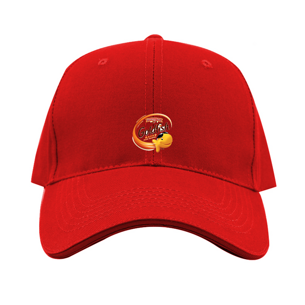 Goldfish Logo  Dad Baseball Cap Hat