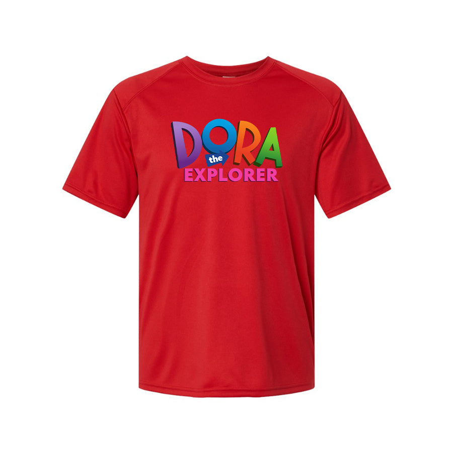 Men's Dora The Explorer Cartoon Performance T-Shirt