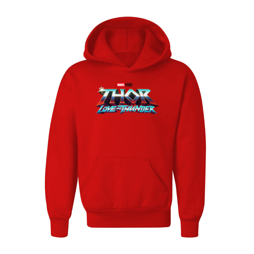 Youth Kids Thor Love & Thunder Superhero Pullover Hoodie