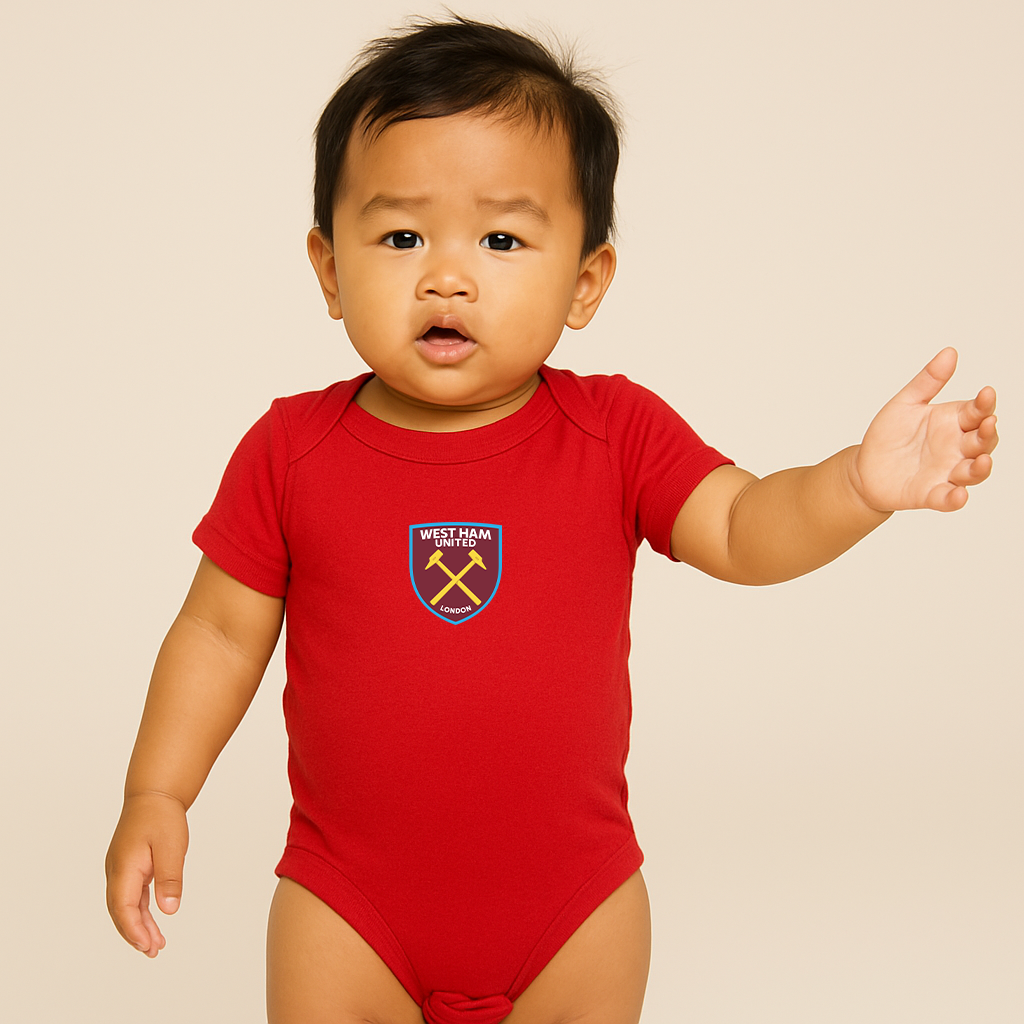 West Ham United FC Baby Romper Onesie