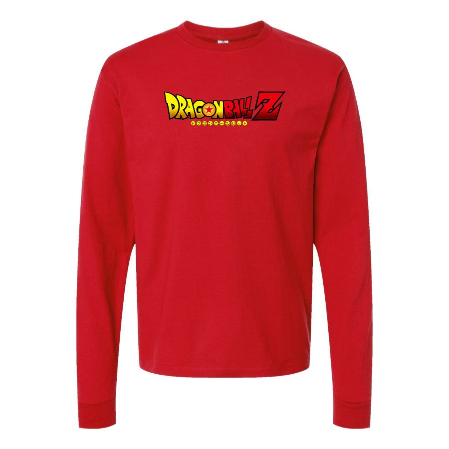 Youth Kids Dragon Ball Z Cartoon Title Long Sleeve T-Shirt