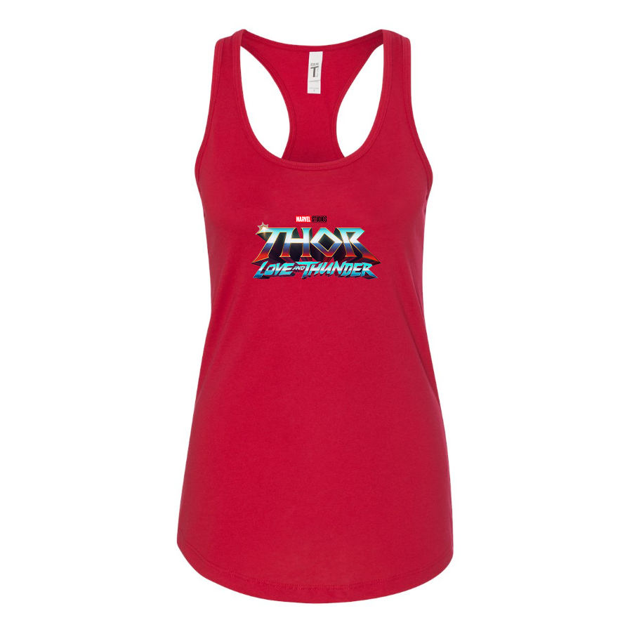 Women's Thor Love & Thunder Superhero Racerback Tank Top