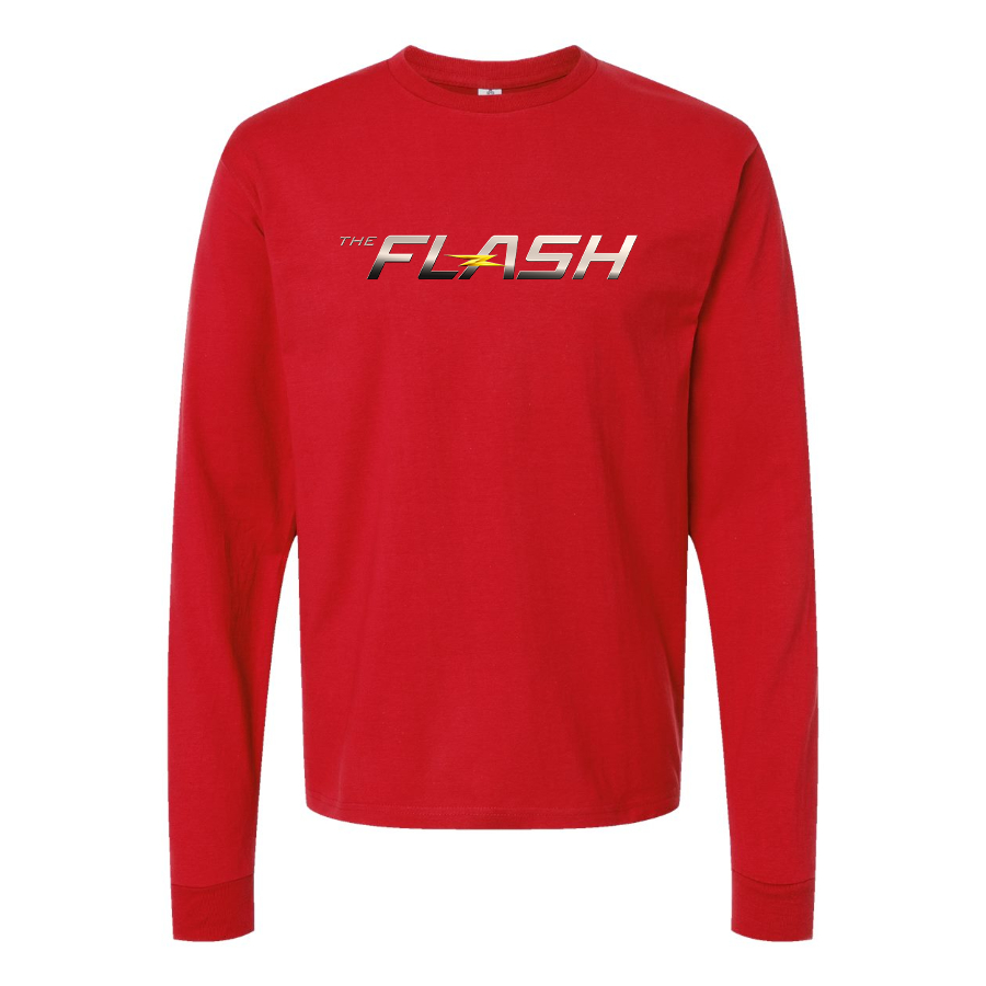 Men's The Flash DC Superhero Long Sleeve T-Shirt