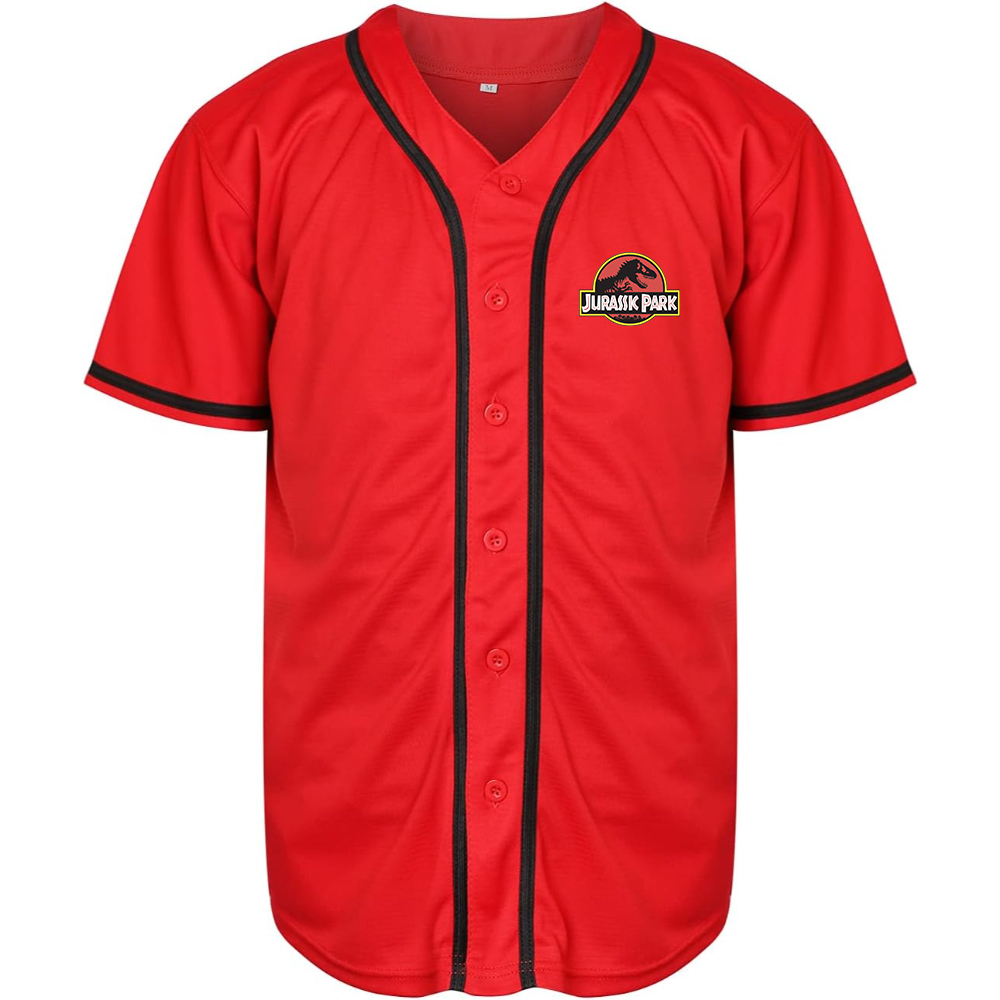 Men's Jurassic Park Movie Baseball Jersey