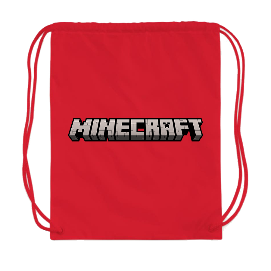 Minecraft Game Drawstring Bag