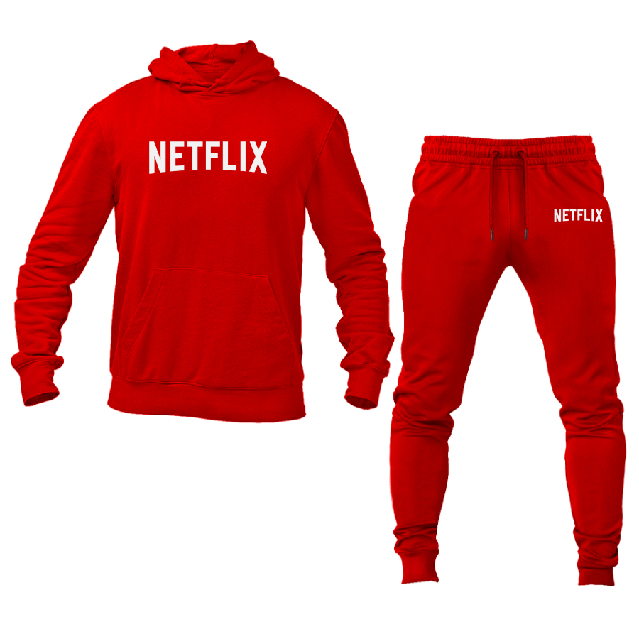 Men's Netflix Movie Show Hoodie Joggers Set