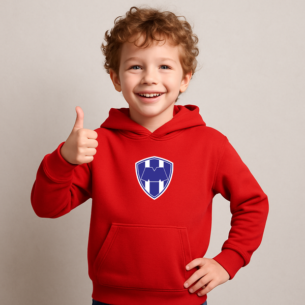 Youth Kids Monterrey FC Pullover Hoodie