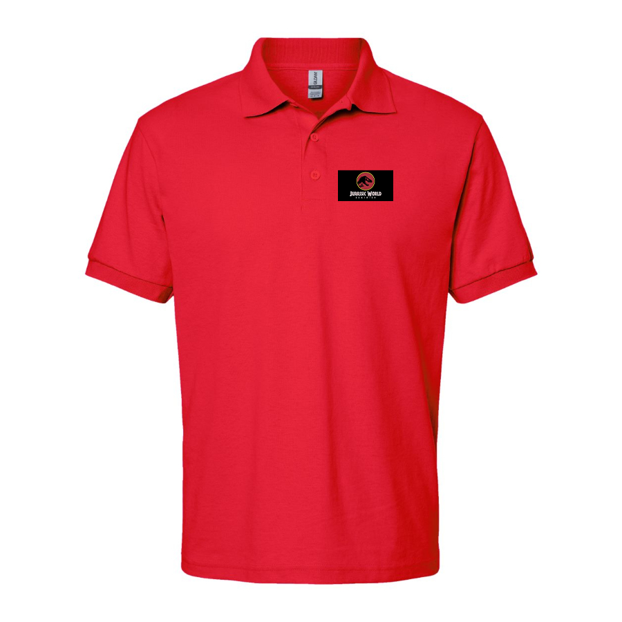 Men's Jurassic World Dominion Movie Dry Blend Polo