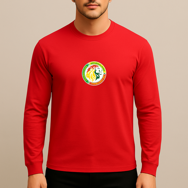Men's Senegal National Soccer Team Long Sleeve T-Shirt