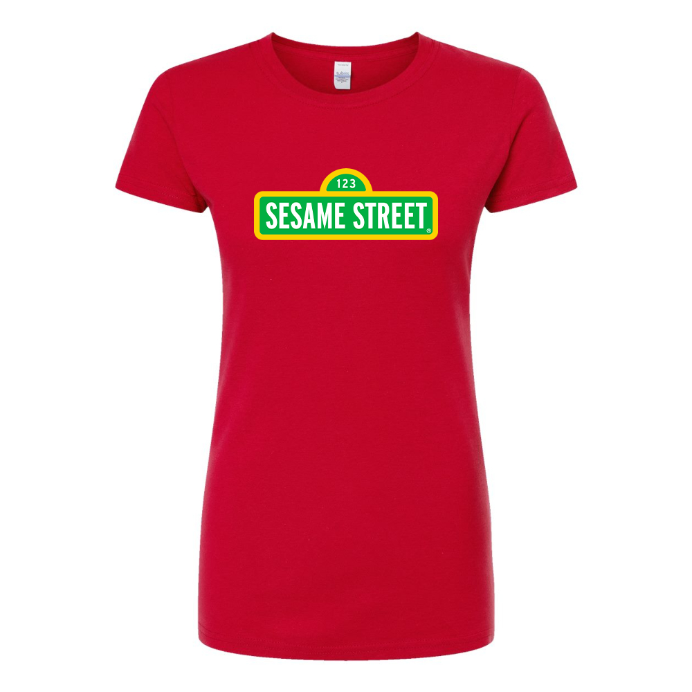 Women's Sesame Street Show Round Neck T-Shirt