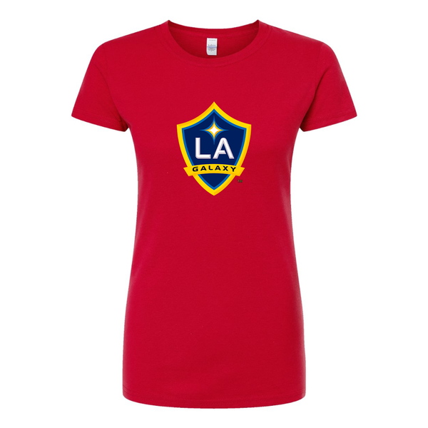 Women's LA Galaxy FC Round Neck T-Shirt