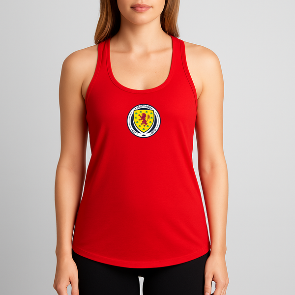 Women's Scotland National Soccer Team Racerback Tank Top