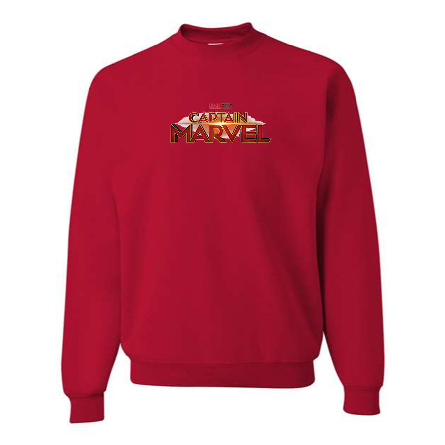 Men's Captain Marvel Superhero  Crewneck Sweatshirt