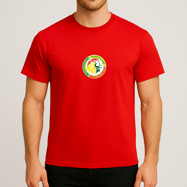 Men's Senegal National Soccer Team Cotton T-Shirt