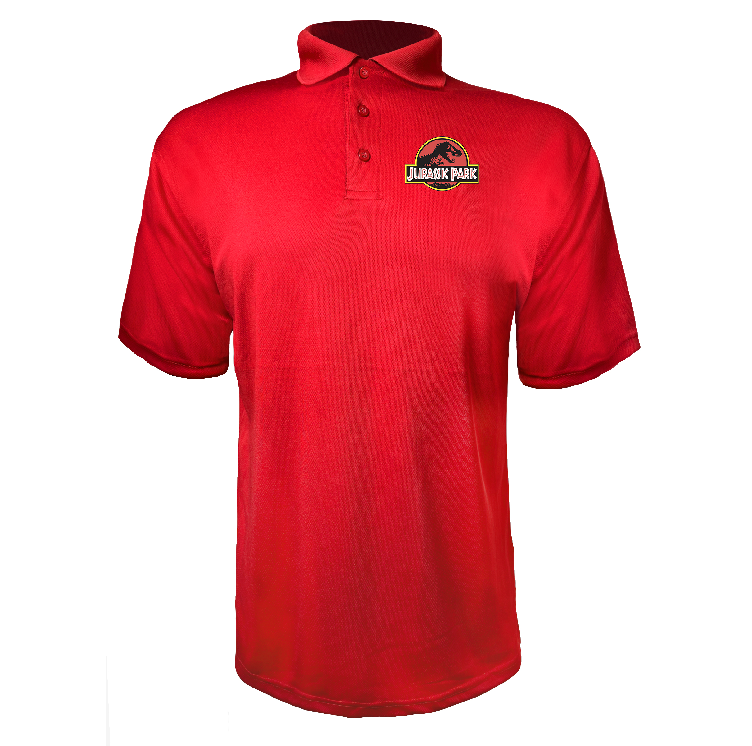 Men's Jurassic Park Movie Polyester Polo