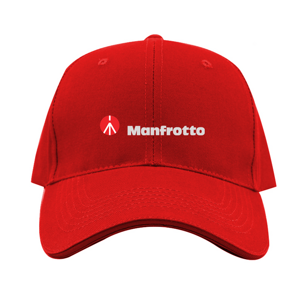 Manfrotto Logo  Dad Baseball Cap Hat