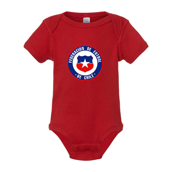 Chile National SoccerTeam  Baby Romper Onesie