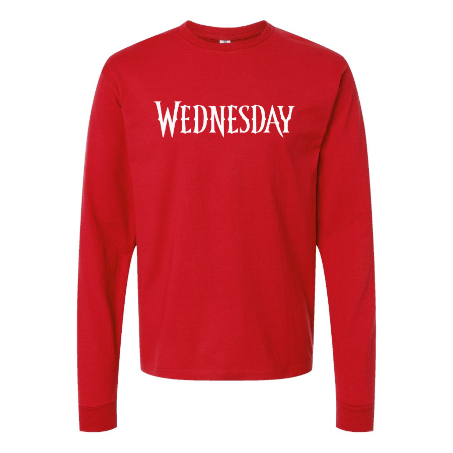 Youth Kids Wednesday Show Long Sleeve T-Shirt