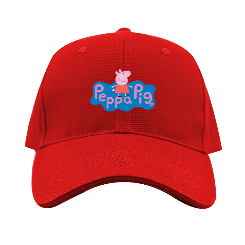 Pegga Pig Cartoon Dad Baseball Cap Hat