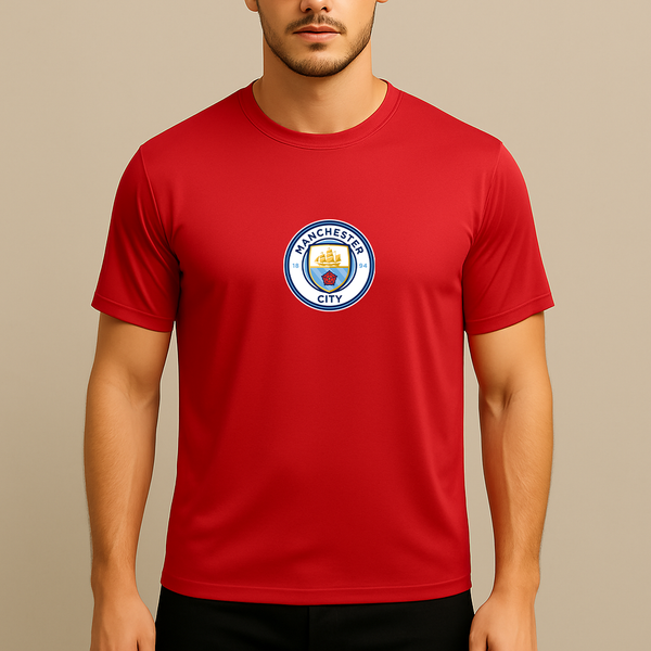 Men's Manchester City Soccer Polyester T-Shirt