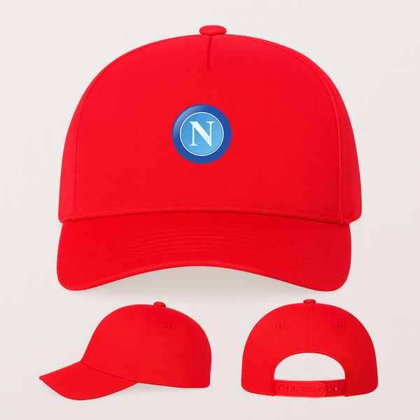 Napoli FC Five Panel Twill Snapback Cap