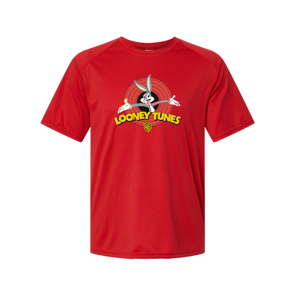 Youth Kids Looney Tunes Warner Brothers Cartoon Performance T-Shirt