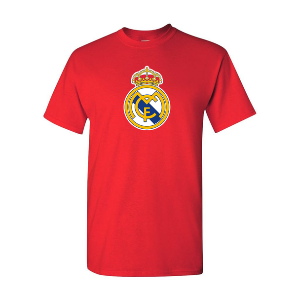 Youth Kids Real Madrid Soccer Cotton T-Shirt