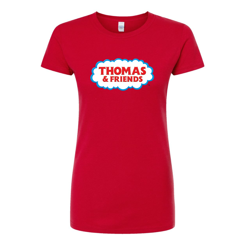 Women's Thomas & Friends Cartoons Round Neck T-Shirt