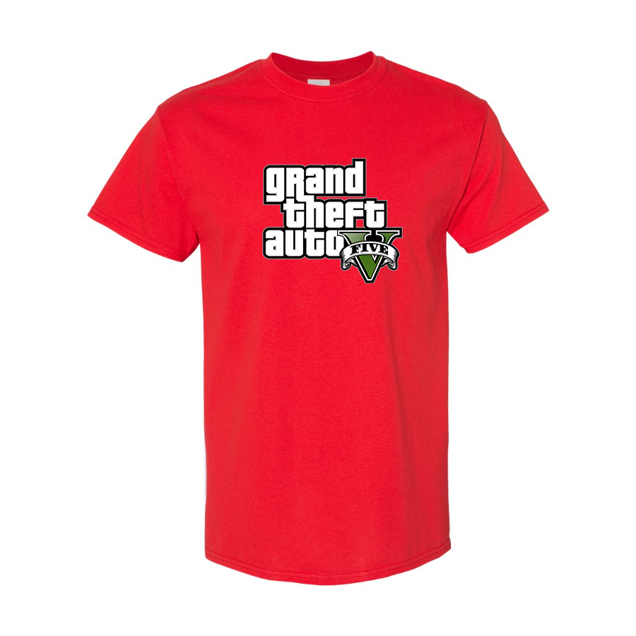 Men's GTA 5 Grand Theft Auto V Cotton T-Shirt Game