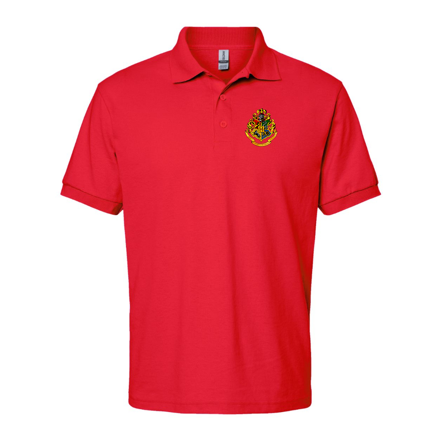 Men's Hogwarts Emblem Harry Potter Movie Dry Blend Polo